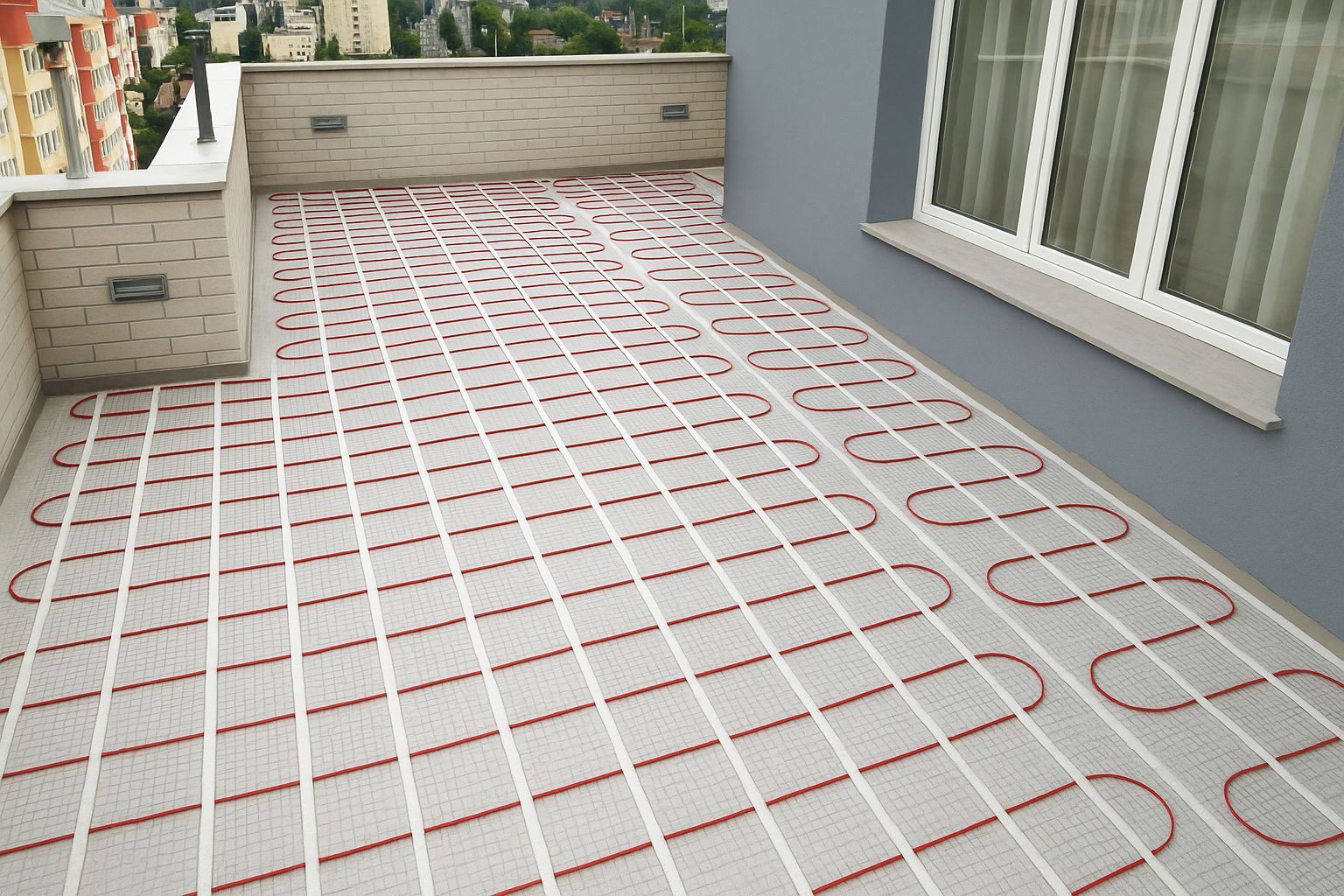 теплый пол на лоджии