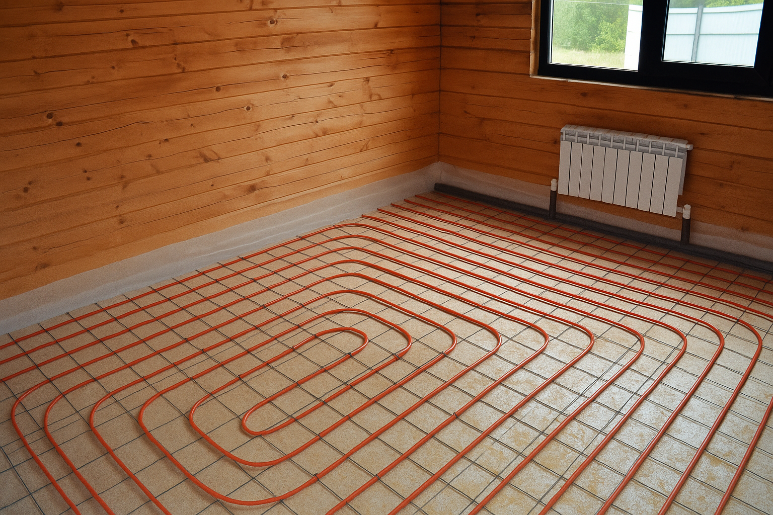 теплый пол в частном доме